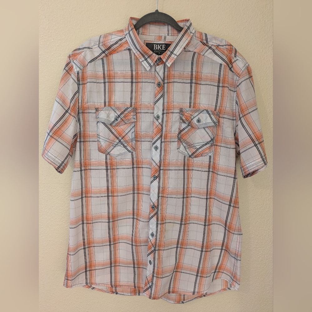 BKE athletic fit XL Short sleeve mens shirt